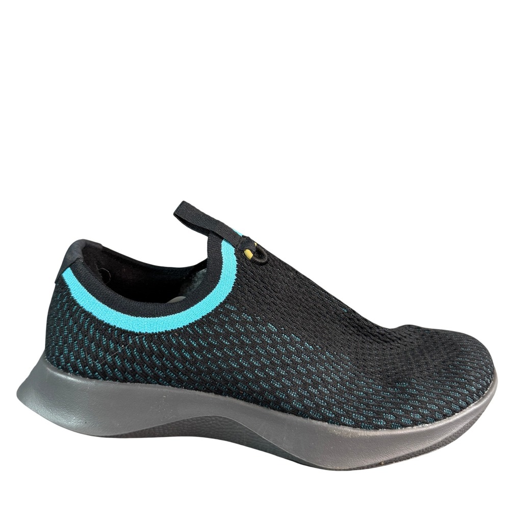 Allbirds Tree Dasher Relay Slip On Running Shoes Black Teal Sustainable W9